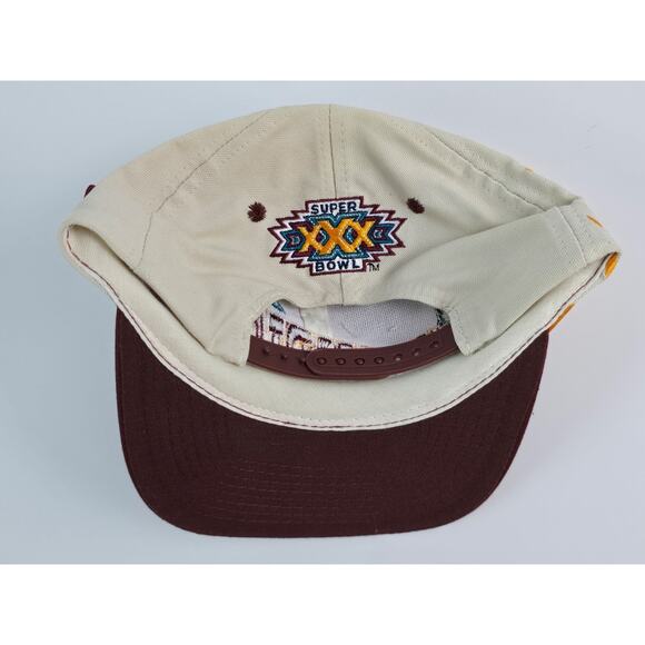 NOS Dallas Cowboys Super Bowl XXX Champions Logo Athletic Snapback Hat 1996 new - Picture 4 of 9